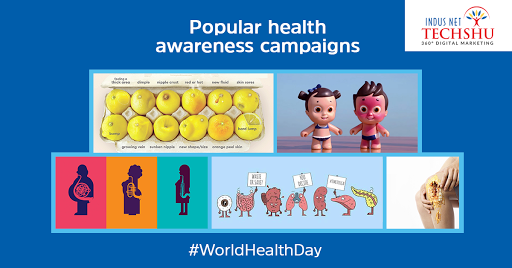 TechShu's tweet photo. At #TechShu we believe that even our AD should ADD value & what better way than collating #healthcampaigns for #WorldHealthDay. Let's see how different #brands used this day to add value through campaigns. https://t.co/z9OntAUFCO #marketingstrategy #contentstrategy @DMUSupport https://t.co/HfI73uQqmi