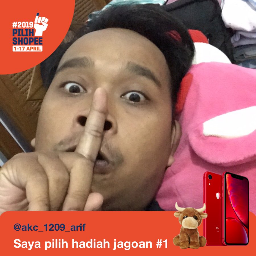 Saya pilih hadiah jagoan # 1! Yuk pilih hadiah jagoanmu juga untuk memenangkan iPhone XR + boneka menarik.#PilihShopee #HadiahJagoan1 play.shopee.co.id/universal-link… #PilihShopee #HadiahJagoan1