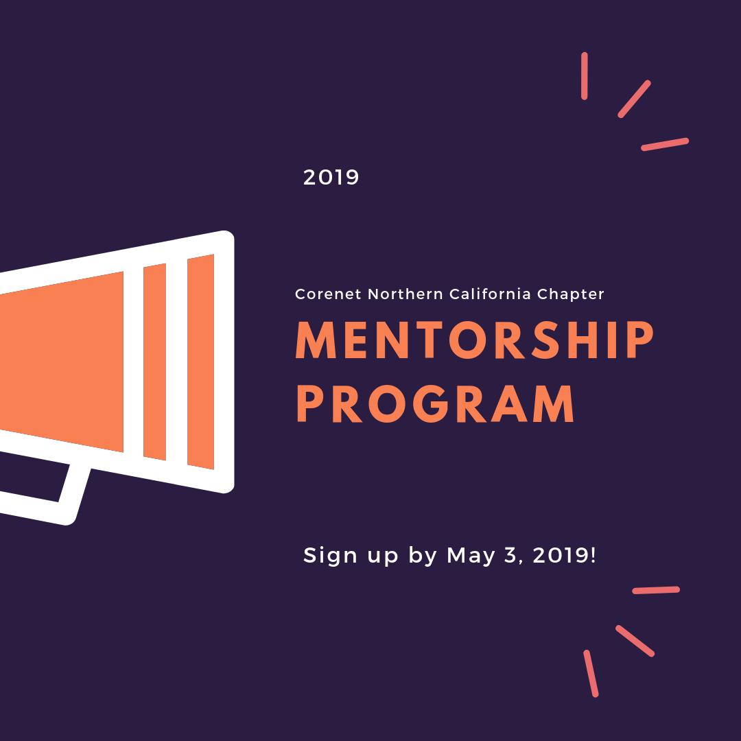 Calling all mentees!!! CNYL is kicking off the 2019 mentorship program and now's your chance to sign up and be mentored by TWO well-matched senior leaders within CoreNet. Space is limited so sign up by May 3rd! resources.corenetglobal.org/Meetings/Meeti…