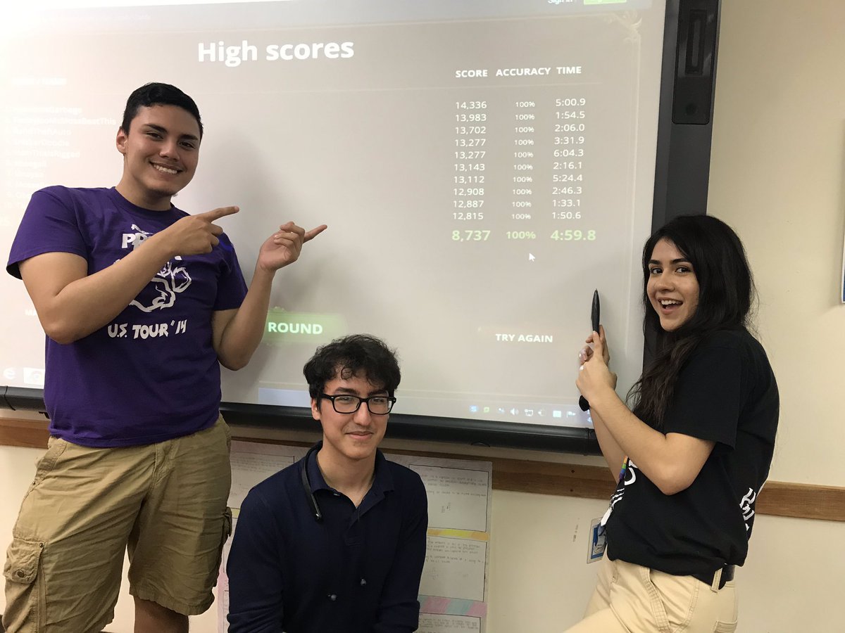 TeachMoran's tweet photo. AP Government students playing a review game and showing their excitement for getting 100% on a round of difficult questions!!! https://t.co/vT7CinpmRH