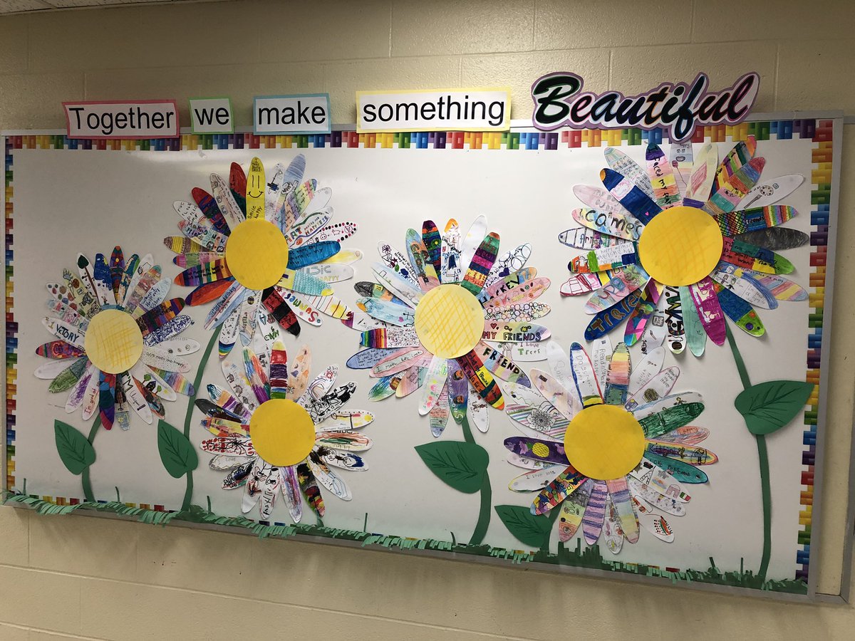 Our school-wide project celebrating all the things that make us happy. Such beautiful work! @MLSchoolHealth <a href="/TVDSB/">Thames Valley DSB</a> <a href="/Wolves_927/">nicholaswilson@tvdsb</a>