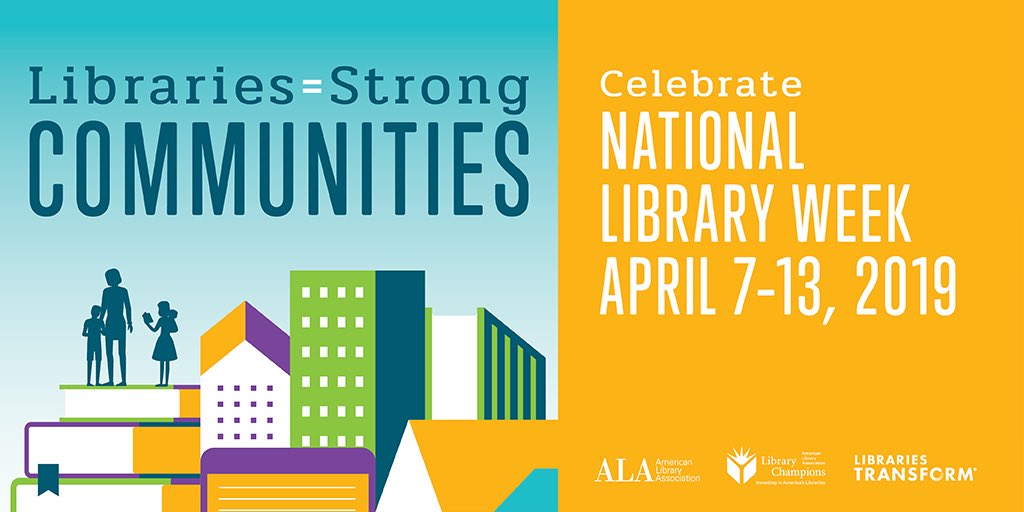 MsProcario's tweet image. #NationalLibaryWeek #LibrariansRock #LibraryStrong #LibrariesTransform #LibrariesForAll #SchoolLibraries #PublicLibraries #EveryCommunityNeedsALibrary #LibrariesEqualStrongCommunities