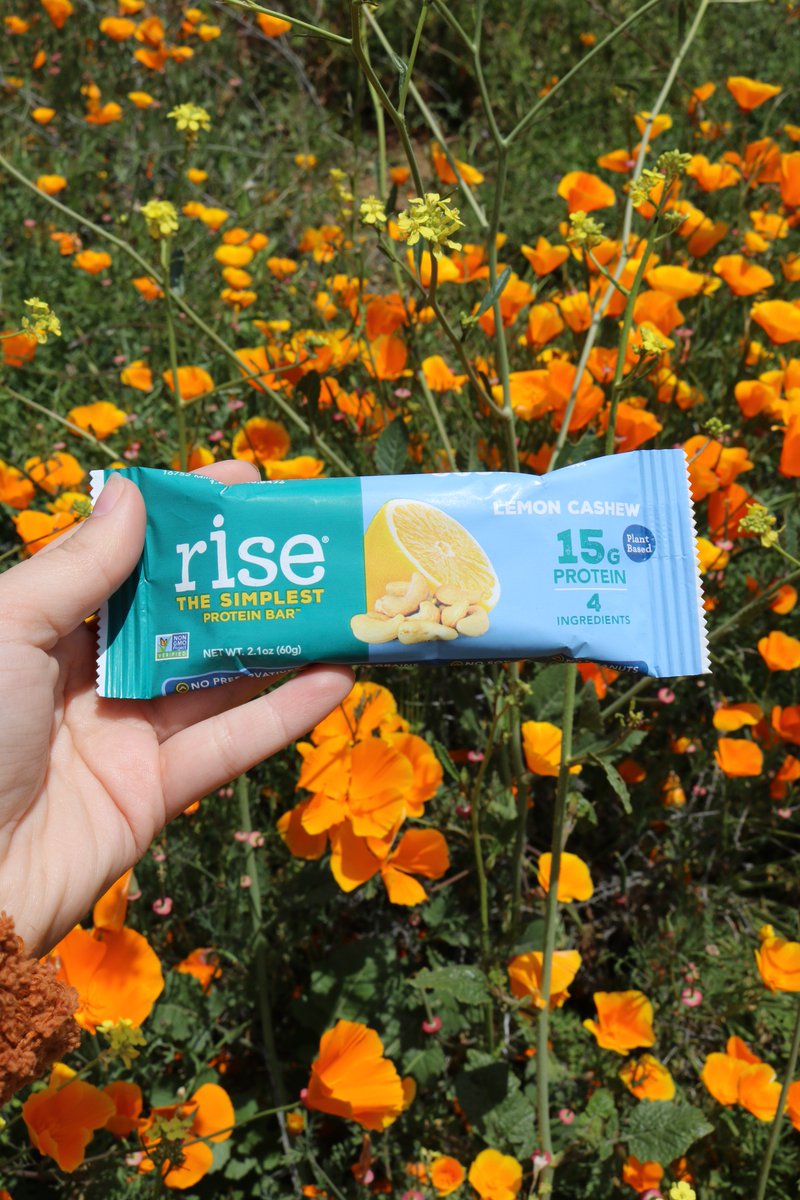 Did someone say #SuperBloom?! No better way to fuel your hike next to the California poppies than a Lemon Cashew <a href="/risebar/">Rise Bar</a>!🍋
-
#risebar #werisetogether #californiapoppy #poppies #walkercanyon #getoutside #fuelyourbody #eatrealfood #plantbased