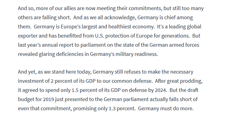 NATOAssure's tweet photo. US VP Pence addresses #NATO 2% Allies spending, and German deficiencies in defense spending @VP @USNATO https://t.co/uZzSvhKcfQ https://t.co/xclsDxlY9w
