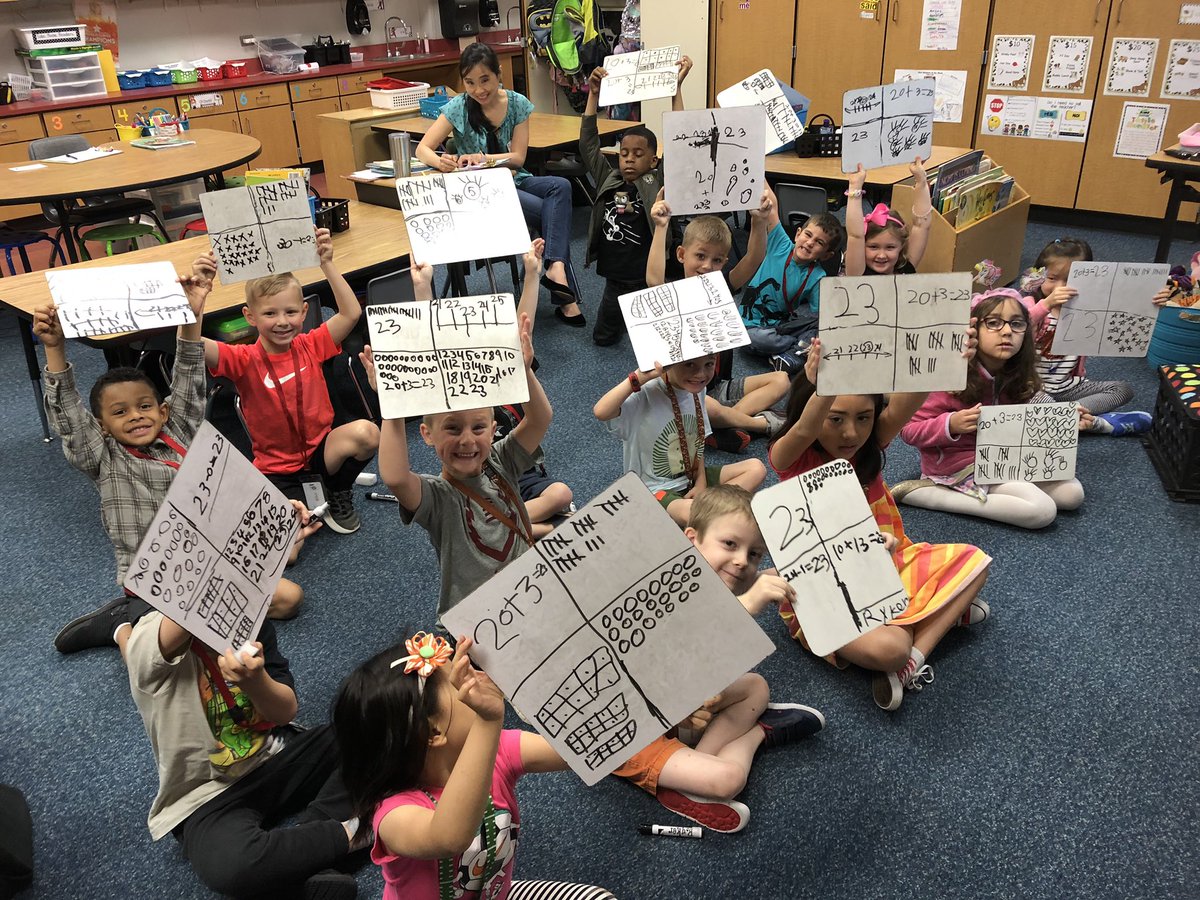 How many ways can you show a number? This is how it’s done in kindergarten! #sampsonstrong #sampsonkinder