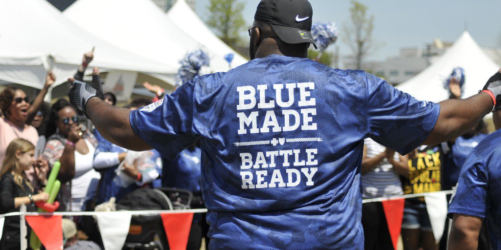 BCBSofAlabama's tweet photo. We took the challenge and signed up for @BhamChallenge! We’re in it to win it all on April 13 at @RailroadPark! #CFACorpChallenge https://t.co/c4bGYjMjzM
