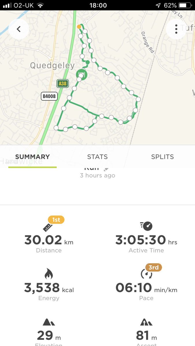 My longest run yet! Just under 3 weeks until The London Marathon, raising money for Mind. It’s hard work so if you can spare a few pennies in aid of this vital charity, I would be forever grateful! Link is:

uk.virginmoneygiving.com/fundraiser-dis…