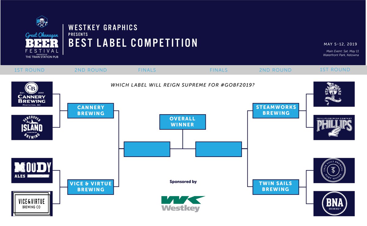 GOBeerFest's tweet image. Voting for round 2 of the BEST LABEL COMPETITION, presented by @WestkeyLtd has begun! @TwinSailsBeer @steamworksbeer @CanneryBrewing and Vice &amp;amp; Virtue Brewing are battling it out. Who will make it to the final? YOU decide! 

#Fortheloveofbeer #Fortheloveoflabels