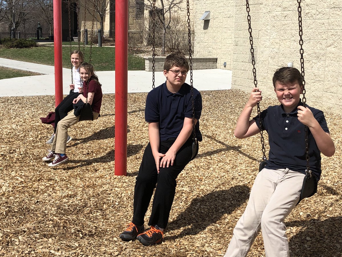 ginagreil's tweet photo. Beautiful Day @STA_Waterford.  All of K-8 enjoyed the sunshine! #STAproud https://t.co/R6xrFIKoJf
