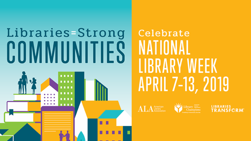SunnyvaleSD's tweet photo. How do libraries make a community stronger? Celebrate #LibraryWeek by visiting the #SunnyvaleLibrary or your school's library! https://t.co/hWuN935JZC