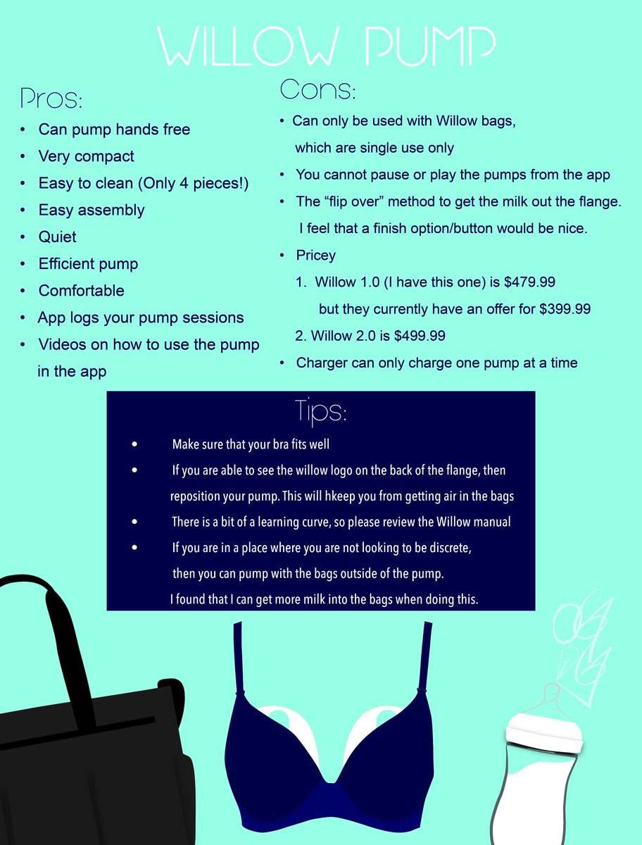 OGGeena's tweet photo. Hey mamas! I’ve used the Willow pump a few times now, so I now know what my likes and dislikes are. I will be posting a video this week as well, so stay tuned! #OG #mamaOG #willowpump #willow #pumpingmama #nursing #breastfeeding #normalizebreastfeeding #momlife https://t.co/RFl72jJyNV
