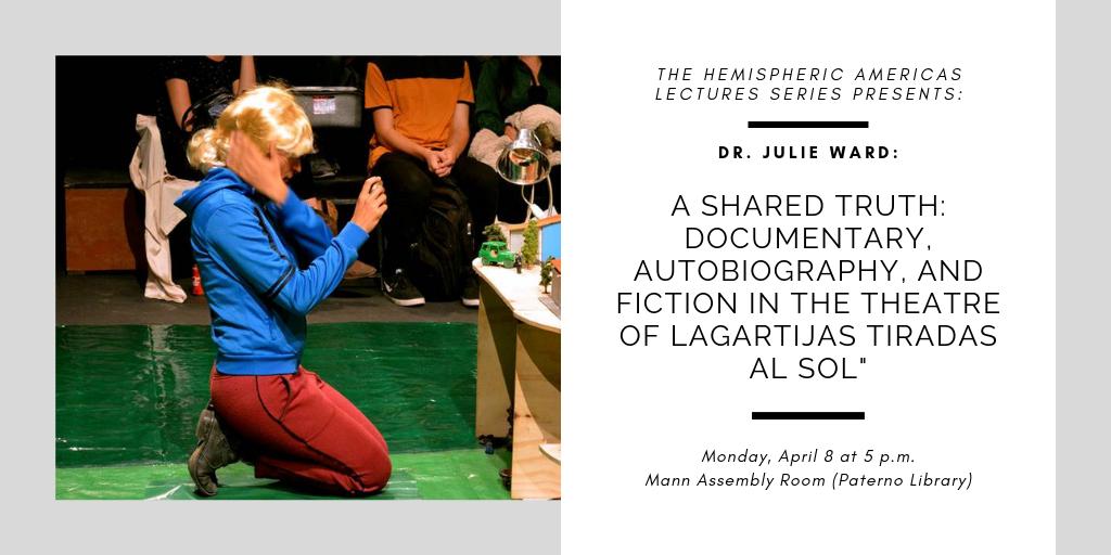 CMLIT_PSU's tweet photo. Tonight at 5 pm in the Mann Assembly Room (Paterno Library), University of Oklahoma's Dr. Julie Ward will be discussing the relationship between theatre and reality and how the art form can be used to show truth. Don't miss this unique opportunity to share your love for #theatre https://t.co/FWg4SPupFw