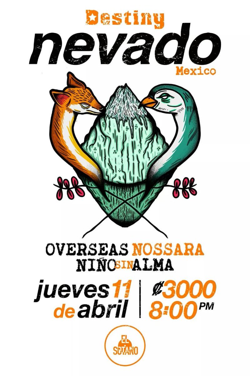 Segundo show en Costa Rica 🇨🇷 jueves 11 de abril @ elsotano