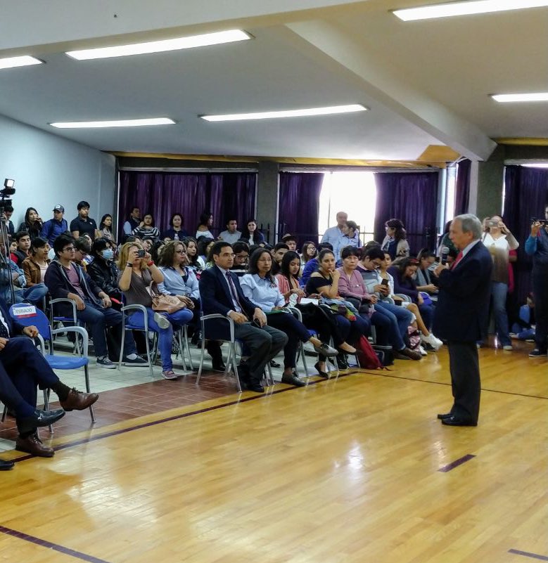 Hoy le cuento a los jóvenes de la @UmadPuebla que mi causa es luchar contra la corrupción que existe en el estado y el país.