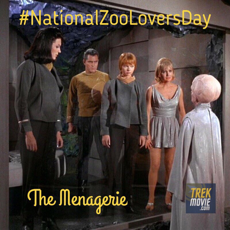 TrekMovie's tweet photo. On #NationalZooLoversDay we are reminded that #StarTrek was #Anticaptivity. At least for humans.... https://t.co/Jr7sYQ1DzI