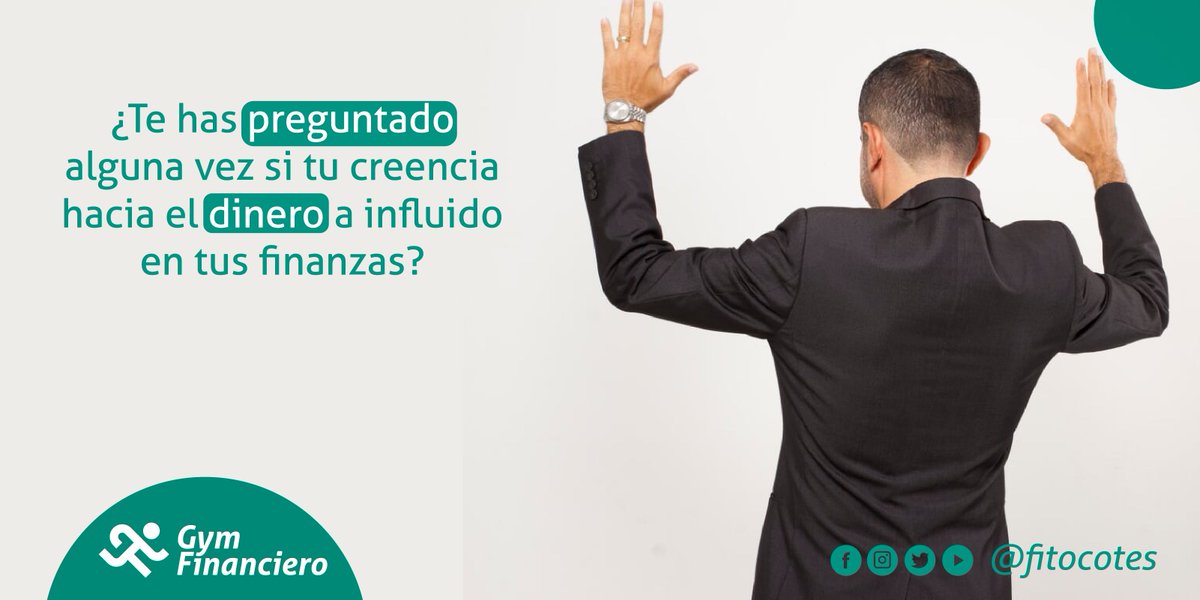 fitocotes's tweet photo. ¿ Te has preguntado alguna vez si tu creencia hacia el dinero a influido en tus finanzas? 
¿Crees que puedan estar relacionados? Comenta +

@Fitocotes #DeInteres #InteligenciaFinanciera #AutoanalisisFinanciero #LibertadFinanciera https://t.co/phS6WHREZ2