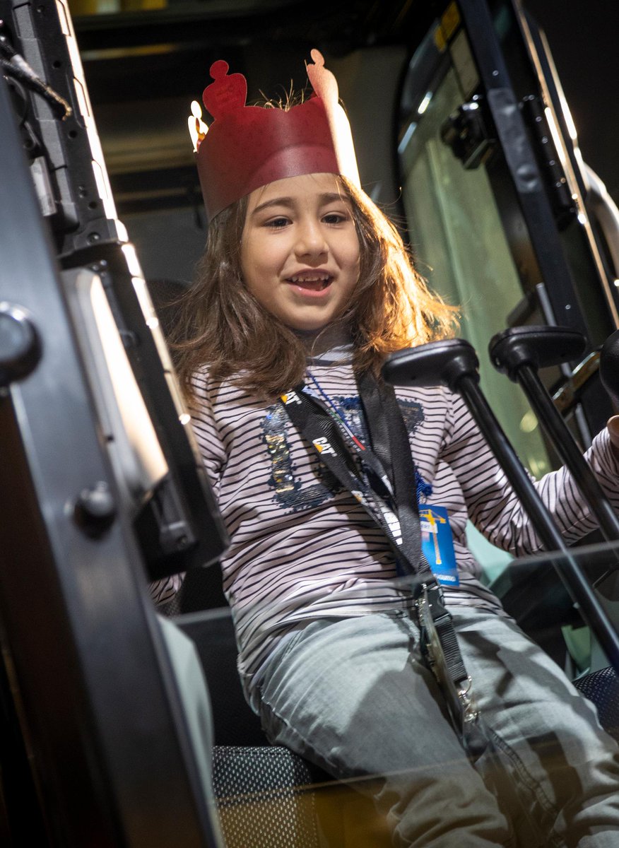 CaterpillarInc's tweet photo. We love seeing our littlest Cat fans at #bauma2019! Check out our site for more from the show: https://t.co/hghUyucJNe. https://t.co/qDcNferkTN