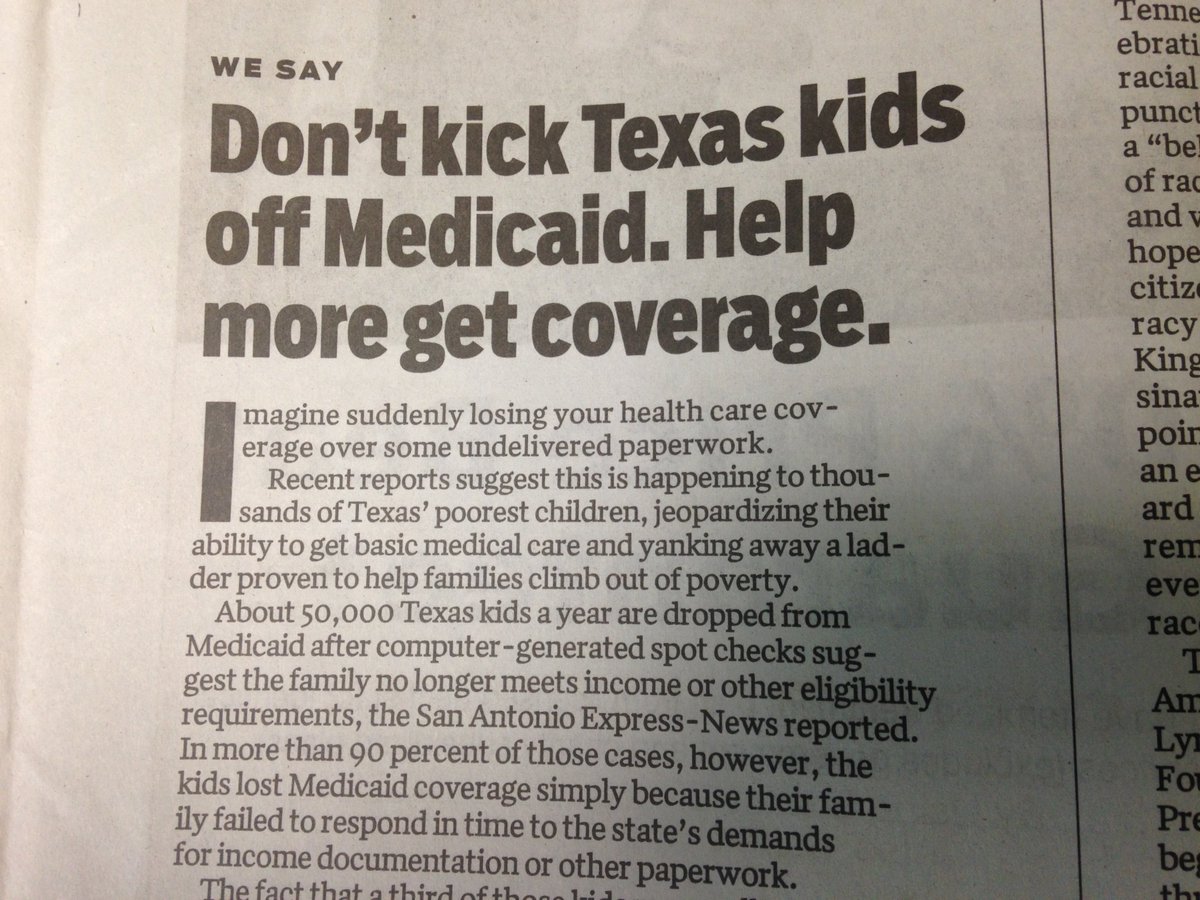 Texans are watching to see if the #TXlege passes the Children's Health Coverage Bill, #HB342.