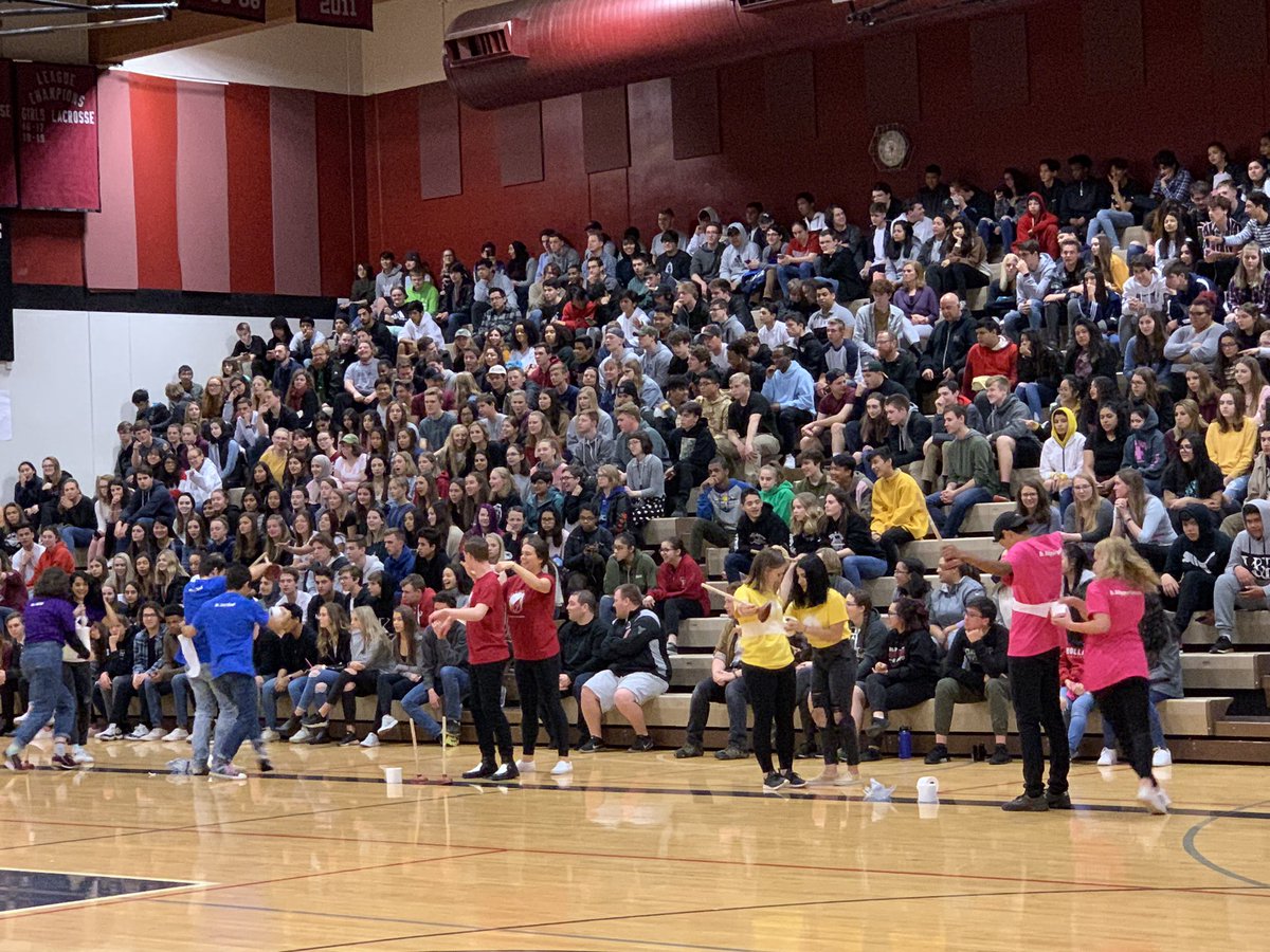 TuHS_Wolves's tweet image. Mr./Ms. T assembly- for a good cause - donating to Doernbecher Children’s  Hospital