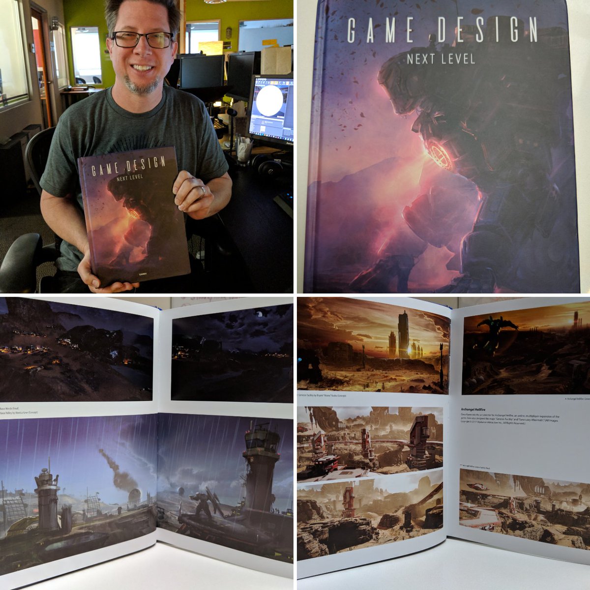 archangelvrgame's tweet photo. Celebrating Archangel's environment artist, Dana Klaren, and his newly published section in the Game Design: Next Level book.  See more of his work here!  https://t.co/9yCXnJULS6 https://t.co/aOiVHrPAoM