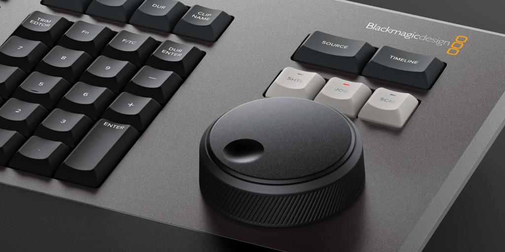 Blackmagic_News's tweet image. New DaVinci Resolve Editor Keyboard! Introducing a new edit keyboard workflow that allows two handed editing so you can work faster than previously possible. Includes metal design, eSports keyboard, edit keys, and a search dial with electronic clutch! blackmagicdesign.com/products/davin…