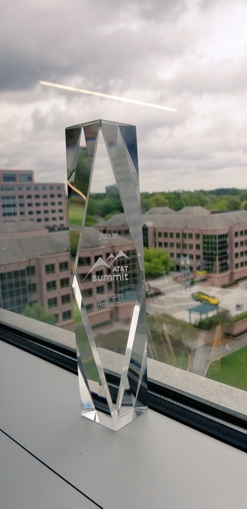 Trophy came in! #lifeatatt #nothingstOPSus #attsummit