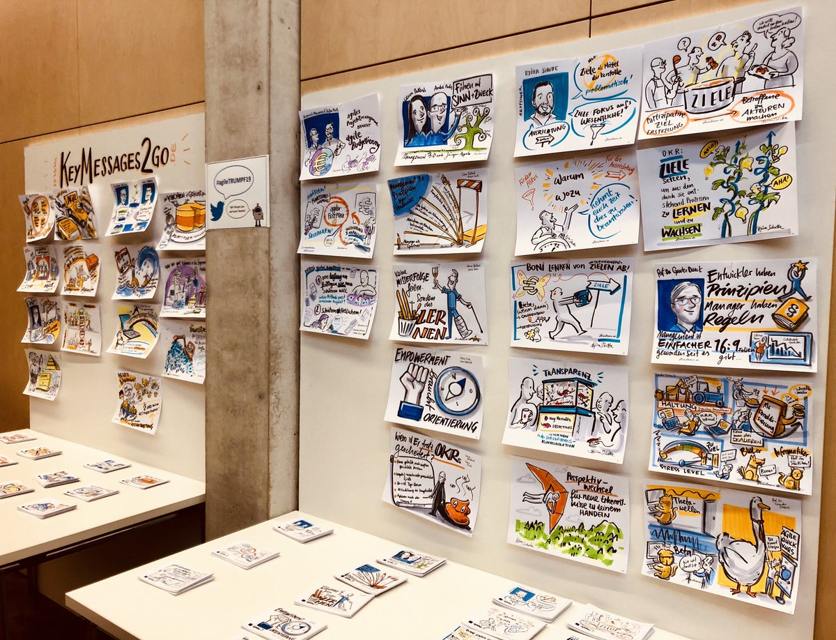 dieZeichner's tweet photo. Die letzten #keymessages2go des heutigen Tages von @wilddueck #agiletrumpf19 https://t.co/kdVDmhaWaL
