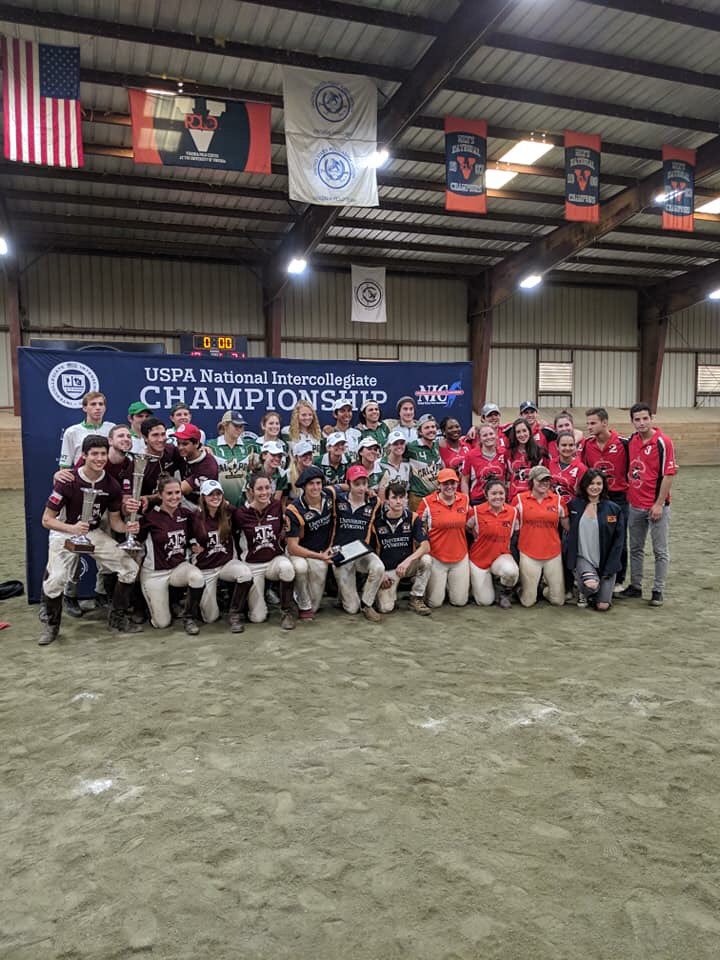 PrestonwoodPolo's tweet photo. Congrats to all the @ii_polo Intercollegiate Final Four teams, Sportsmanship honorees  @untpoloclub Andrew Scott and coaches! #UNT polo team grows stronger with National Interscholastic Champion ‘16 &amp; ‘19 @MillaVance joining bro @vaughn41miller. https://t.co/TqJYZMte5Z