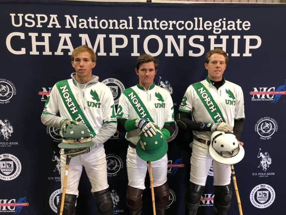 PrestonwoodPolo's tweet photo. Congrats to all the @ii_polo Intercollegiate Final Four teams, Sportsmanship honorees  @untpoloclub Andrew Scott and coaches! #UNT polo team grows stronger with National Interscholastic Champion ‘16 &amp; ‘19 @MillaVance joining bro @vaughn41miller. https://t.co/TqJYZMte5Z