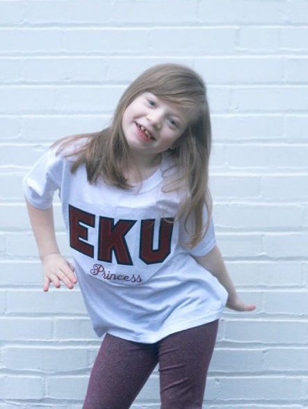 We love our EKU Princess! Getting to know Katherine and her family was such a humbling experience. We’re so excited to have played a part in helping @Hope_for_KB  with finding a cure for NUBPL 💚