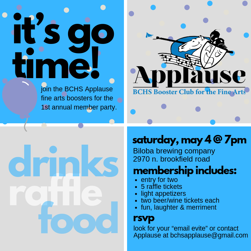 bchsapplause's tweet photo. @BCHS_BANDS @Bchschoirss @bchs_finearts @BCHS_Art @BCHSOrchestra @bchsfablab @TheaterBc https://t.co/gdnhc9kSeO