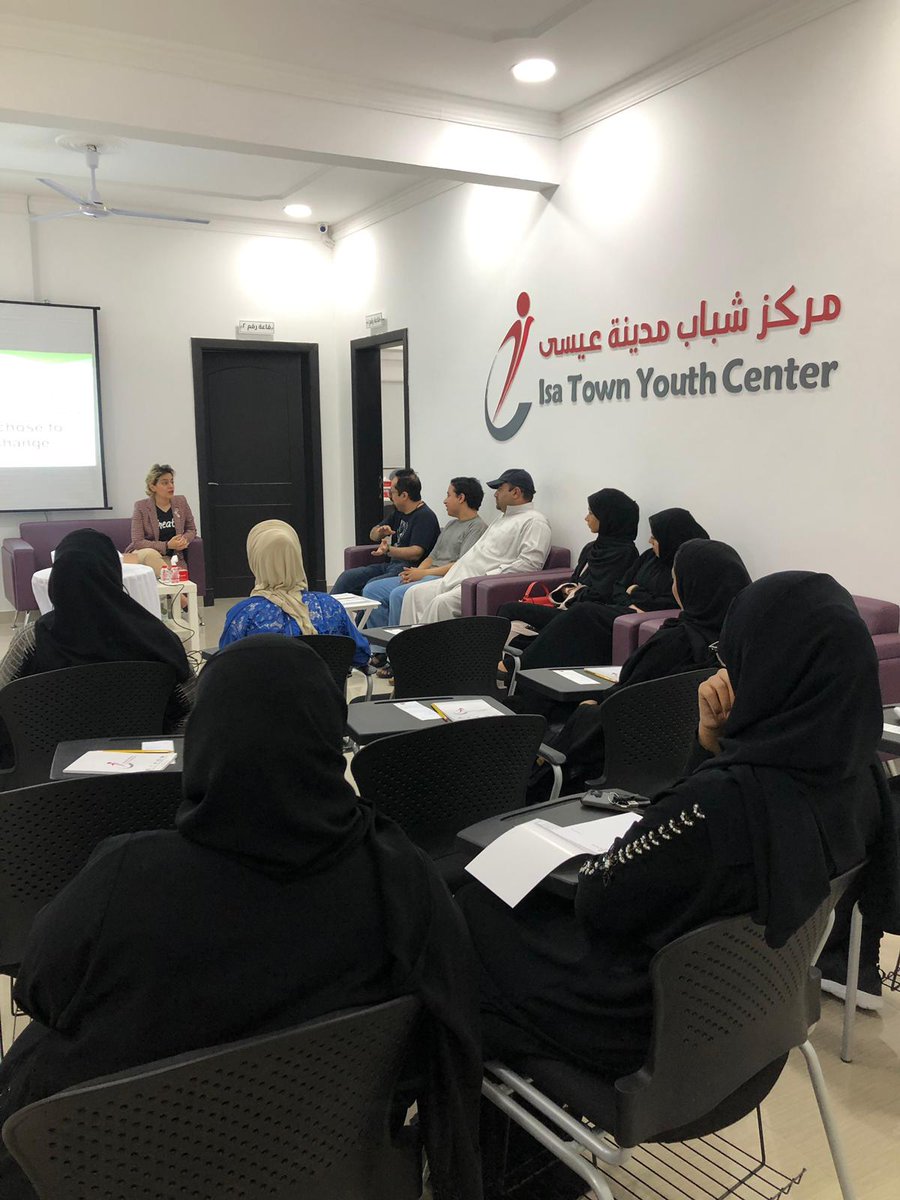 mansoori_fatima's tweet photo. "Sustainable Healthy Lifestyles" #WorldHealthDay lecture at the Isa Town Youth Center. I spoke about food & energy, mindfulness, peace & coexistence skills development as well as practical application of yoga #fatimaalmansoori #globalgoals #sdgs #bahrain #BahrainSDGs #sdgsbahrain https://t.co/Yqc7irdcvu