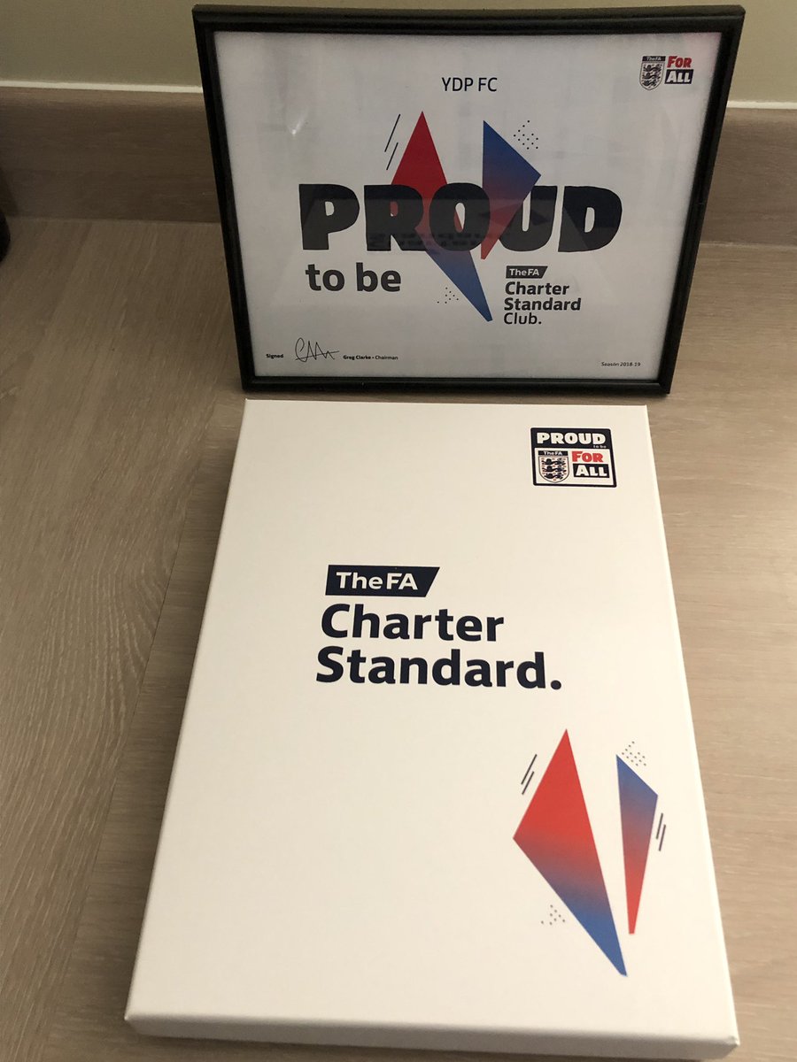 YDPltd's tweet photo. Delighted to achieve FA Charter Standard Club accreditation. #YDP #FA #CharterStandard #ContinuallyImproving https://t.co/vmw1kaU5iV