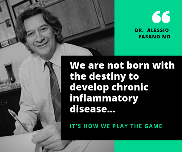 GetzWell's tweet photo. Dr. Fasano shares that chronic inflammatory disease is not predestined but rather "how you play the game" w the choices you make each day that lead the direction of your health recovery &amp; maintenance. It's never too late to turn it around! #drfasano #functionalmedicine #getzwell https://t.co/9ZAXCVvC9A