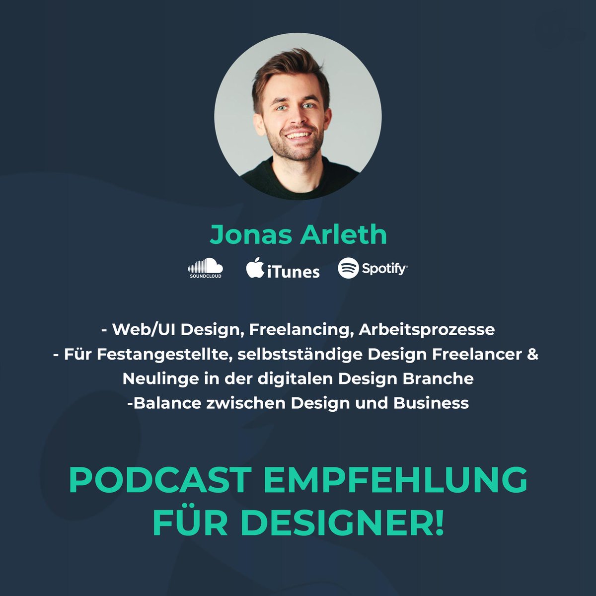 TheFinkNetwork's tweet photo. Du bist Designer und suchst nach sehr interessanten Podcasts? 🤗

▶️ Schau bei Jonas Arleth vorbei! 👌 https://t.co/SnFLnRRbRx