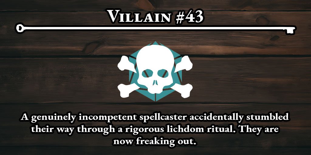 QuestChests's tweet photo. It’s all fun and games until you become a screaming skeleton man infused with dark energies. 

What’s Next: Can lichdom be undone? Can this caster settle into their new lifestyle (deathstyle)? What is a freaking out lich even like?

#DnD #DnD5E https://t.co/L3i2duhGTD