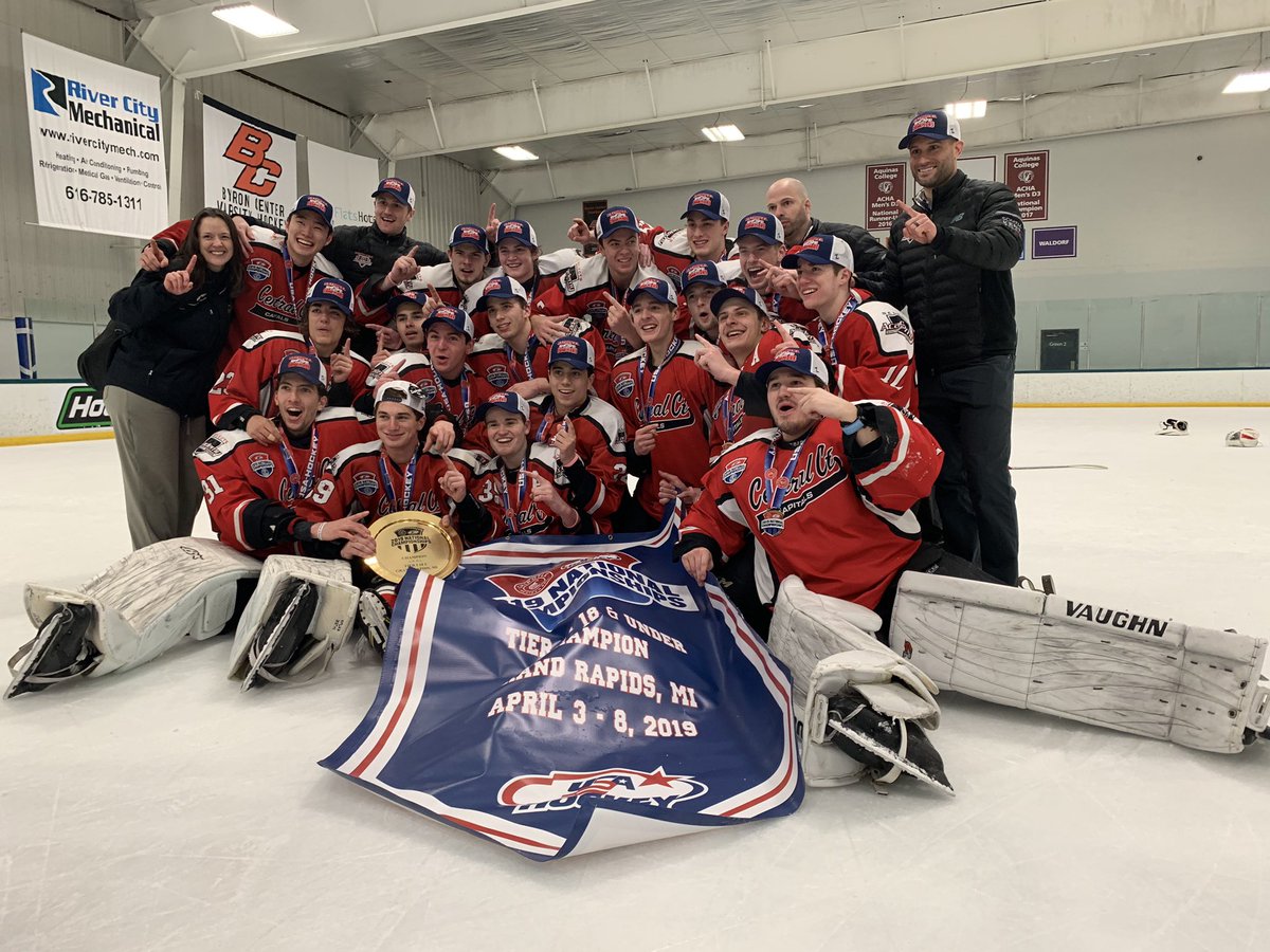 SKSAHockey's tweet image. Your U-18 #USAHNationals CHAMPIONS! (Again) #backtoback