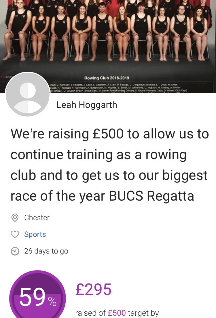 University of Chester Rowing Club tweet media
