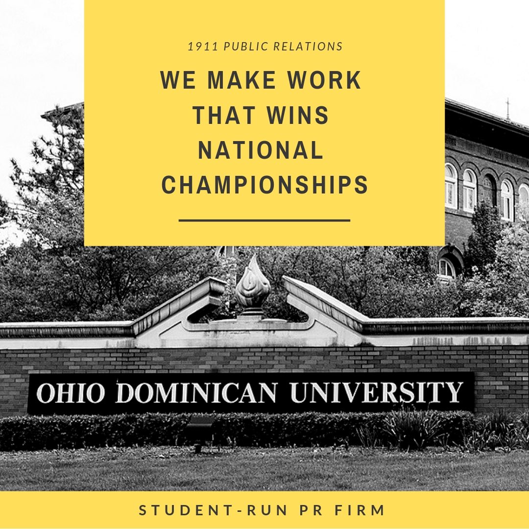 Want to make work with National Champions? Contact us today to learn more about our work! #PR #studentfirm