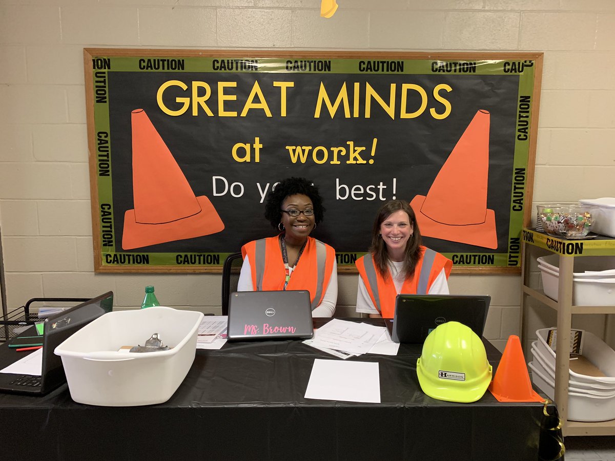 Scantron is “Under Construction” at HES! We hope that everyone does well! So proud of how organized our BTC is <a href="/BrownCounselor/">Ariel D. Brown</a> ! Love the theme! #HESChampions <a href="/JEFCOED/">Jefferson County Schools</a>