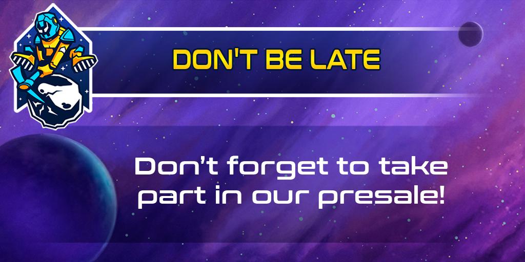 Hey! Time runs out! Don't miss our 2 presale stage with huge discounts on Founder Kits!

#mmo #game #presale #blockchain #Blockchaingame #asteroidrush #EOS #crypto