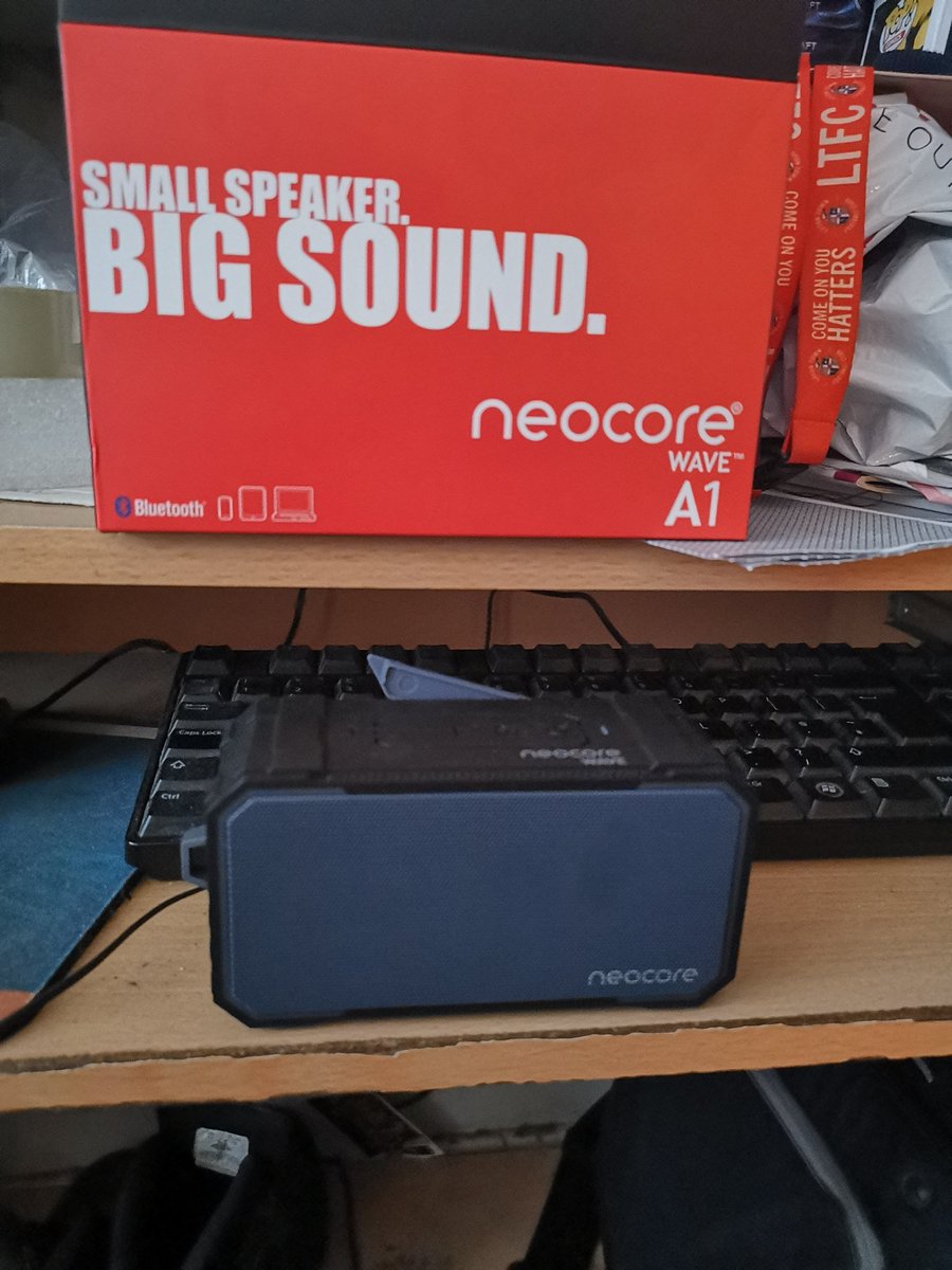 ltfc4everrb's tweet photo. @MYneocore I picked up this AMAZING speaker today. I must say I'm blown away by the sound out of such a compact speaker. I showed one of my work colleagues and he said payday he's getting one.
Very Happy A* https://t.co/0dAxPWeVC2