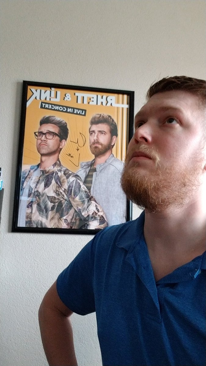 It's a hard life doing casework for juvenile delinquents; but sure as God's got sandals, my autographed <a href="/rhettandlink/">Rhett & Link</a> poster helps me through.
