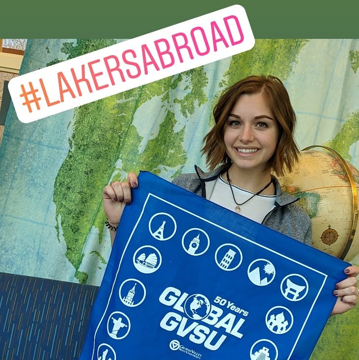 GVSUStudyAbroad's tweet photo. Going abroad? Pick up your FREE BANDANA from 130 Lake Ontario Hall! Take a photo of YOU and other Lakers abroad and tag #lakersabroad for a chance to **WIN PRIZES** and be featured in the 50 years of Global GVSU book, art exhibit or on GV social media! 🌏⚓💙 https://t.co/krQXWQjzN4