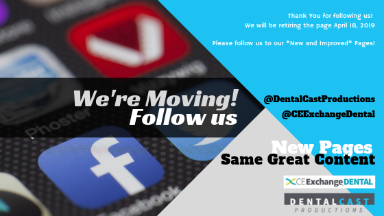 TDClassroomDent's tweet photo. We're Moving! Follow us! 

@DentalCastProductions | @CEExchangeDental https://t.co/WZOrVIIt4F
