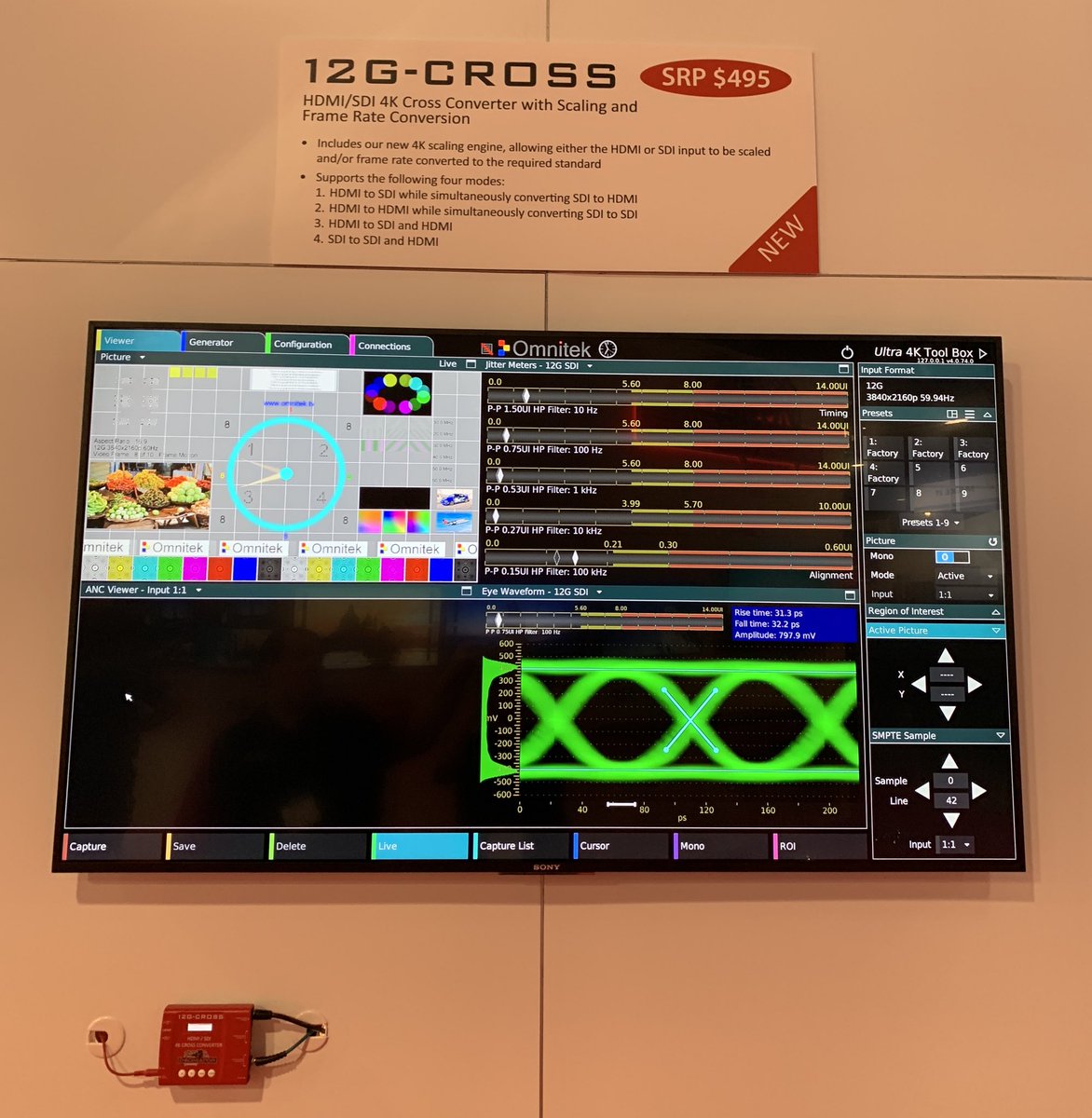 SymbiDisti's tweet image. Come see the new 4K cross from Decimator Design - #4K support up to 4096x2160 at 60p - South Hall Upper booth SU4310 #NAB2019 #12GCROSS #12G