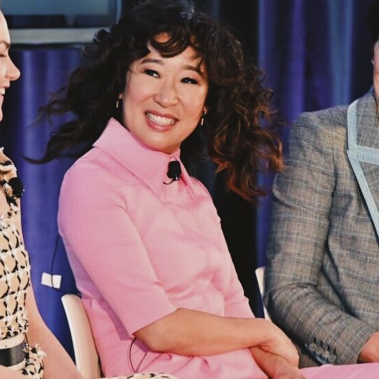 KillingEveIcons's tweet photo. Jodie Comer and Sandra Oh icons at the #AMCNSummit! https://t.co/b6MujwlFh6