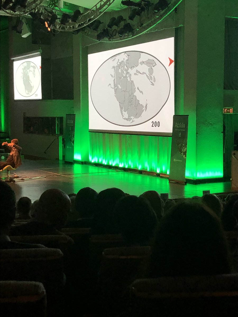 NordstroemAnna's tweet photo. Where we come from and where we are going a la @tegmark - lecture in Stockholm tonight - zooming in by zooming out. https://t.co/NOTBja3whM