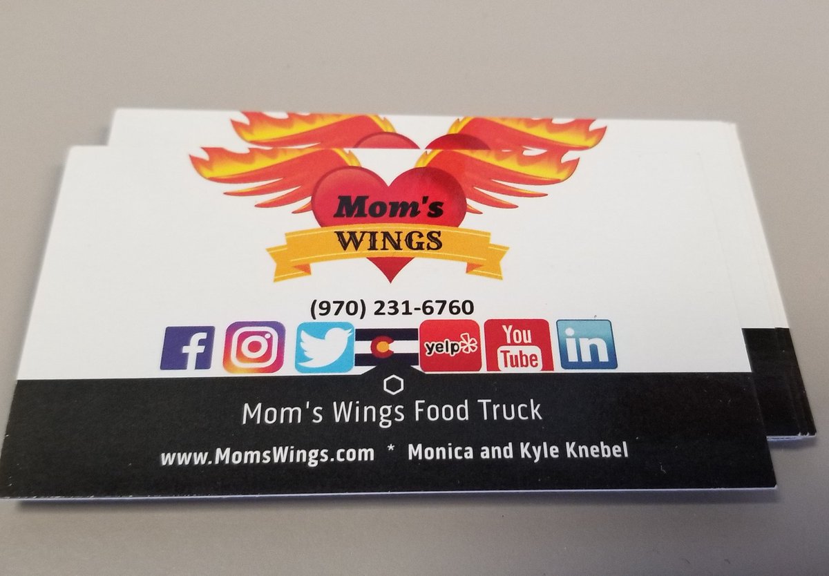 MomsWings's tweet photo. Got our business cards. Mom's Wings Foodtruck 🔥 #MomsWings #chickenwings #foodtruck https://t.co/lu3VR83qBh
