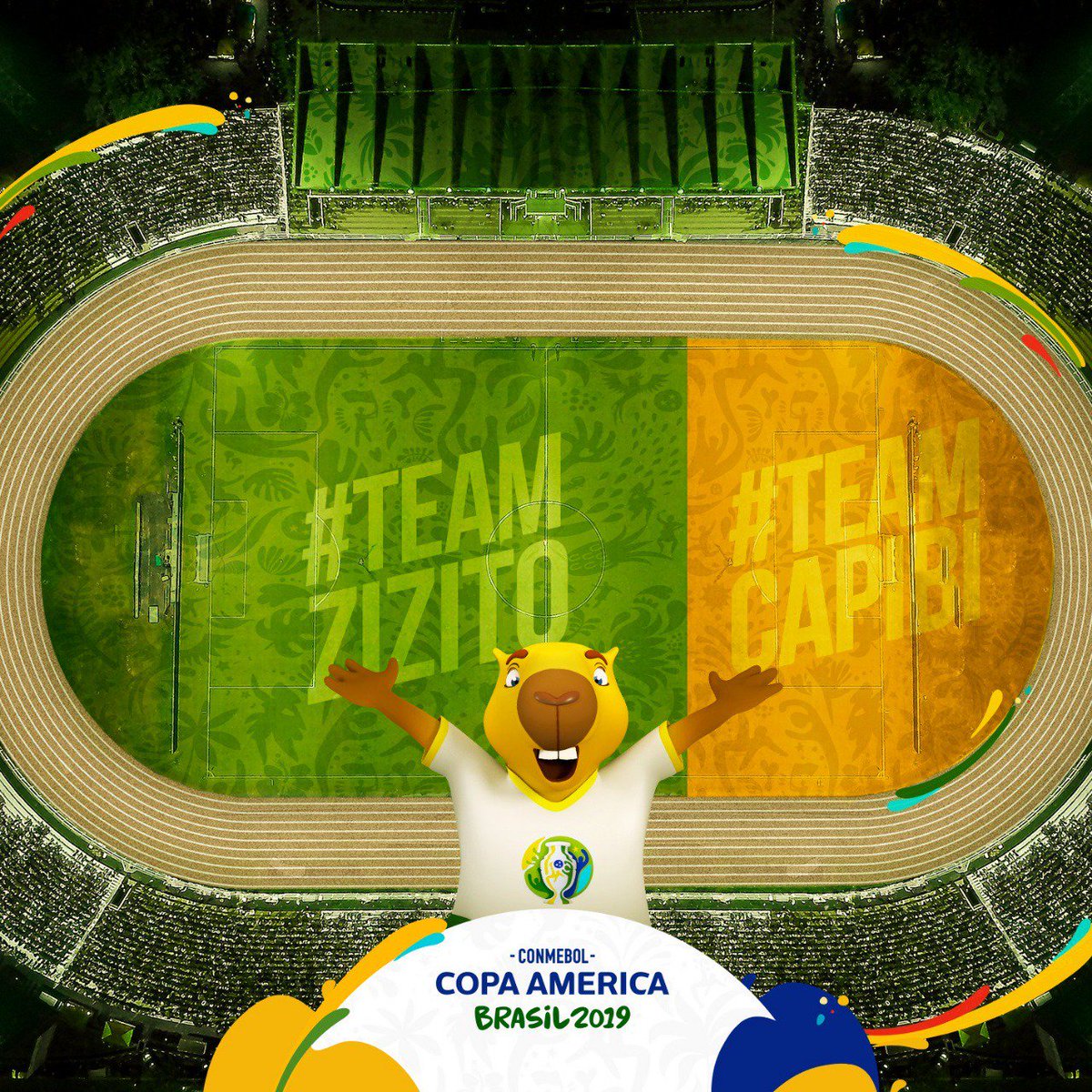 trecepy's tweet photo. Copa América: Elegí entre #TeamZizito y #TeamCapibi para definir el nombre de la mascota. #VibraParaguay
https://t.co/THJZgCmugv https://t.co/JIIqbzLTdw